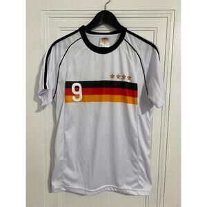 Germany Deutschland White Soccer Jersey Size Small